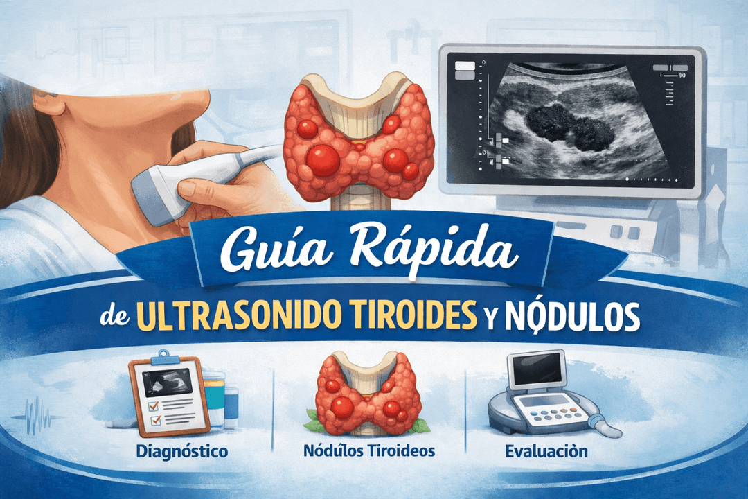 Guía rápida: Ultrasonido de tiroides y nódulos — lo esencial